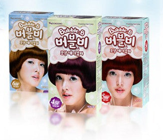 동성 버블비 포밍헤어칼라 (멋내기용-자주빛 갈색)
