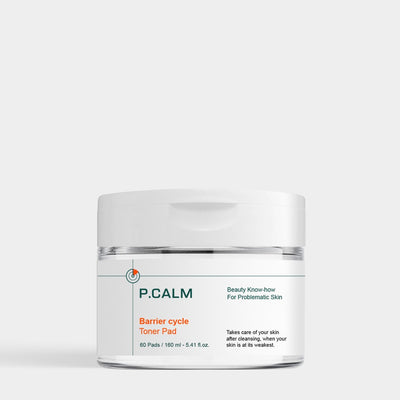 P.CALM 베리어 사이클 토너패드 160ml (60Pads) 유통기한 : 2025년 6월 2일