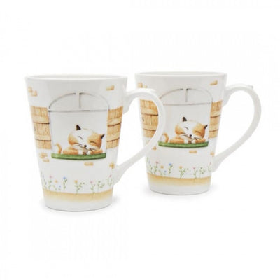 [행남자기] 하얀동화 키티 머그 2pcs(2인용)