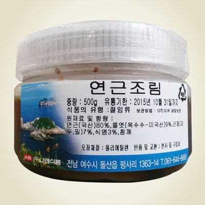[나래식품]  연근 조림 500g
