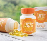 꽃마 - 들깨 식물성 오메가3 550mg x 60캡슐 </br> 유통기한 : 2024년 4월 4일