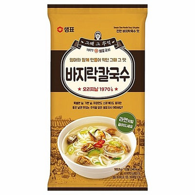 샘표 그때 그 추억 바지락 칼국수 100g