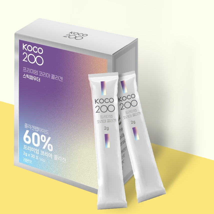 코코200 저분자 프리미엄 코리아 콜라겐 파우더 스틱 (2g * 30포)