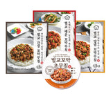 [무료별도배송] 벌교꼬막 - 벌교꼬막무침 4종 세트 </br> (꼬막초무침 x 3, 매운꼬막무침 x 3, 간장꼬막무침 x 3, 양념꼬막무침 x 3)