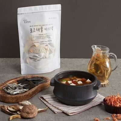 참나무 원목 재배 표고해물 다시팩150g