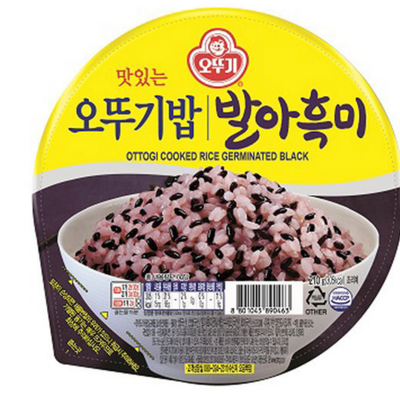 오뚜기 발아흑미밥 210g * 3 묶음