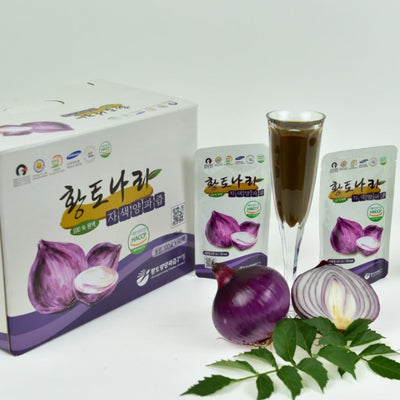 물없이 갈아만든 100%  자색 양파즙  60팩