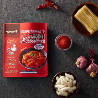 맛있게 매운 쌀떡볶이 굿볶이 매운맛 363g(2인분)