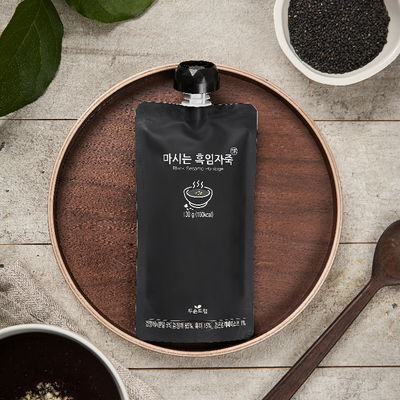 두손푸드 - 마시는 흑임자죽 130g x 7팩 </br> 유통기한 : 2025년 4월 19일