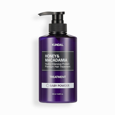 쿤달 허니 앤 마카다미아 단백질 트리트먼트(베이비파우더 향) 500ml