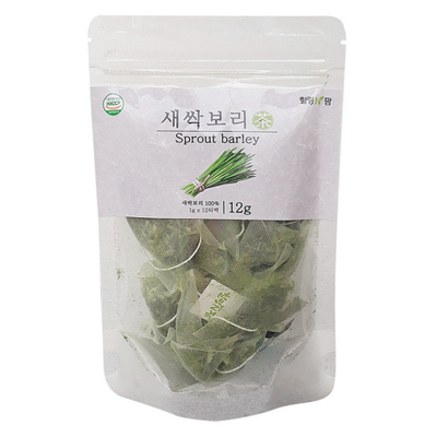 힐링앤팜 - 새싹보리차 1g x 12티백 </br> 유통기한 : 2024년 5월 12일