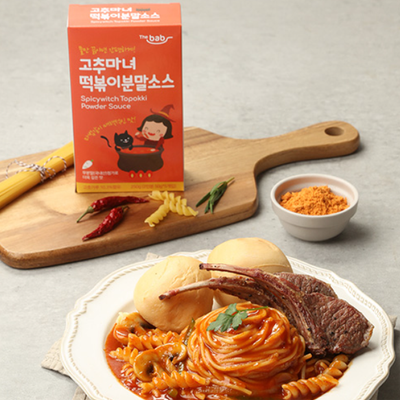 고추마녀 떡볶이분말소스(기본맛) 250g (50g * 5개입) <br>유통기한 : 2024년 3월 3일