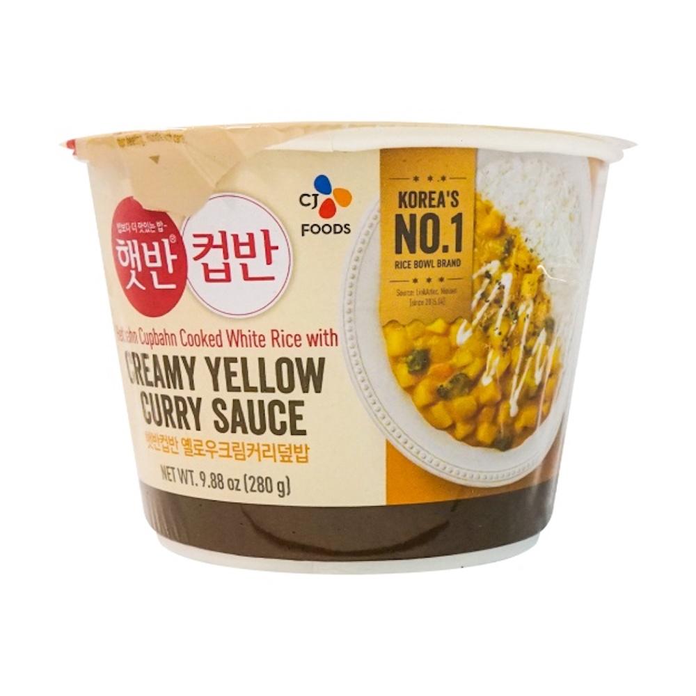 CJ 컵반 옐로우 카레덮밥 280g -1주문당 4팩 한정