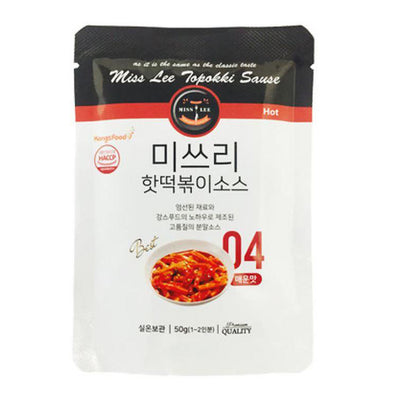 미쓰리 떡볶이소스 50g (4매운맛) x 3봉 </br> 유통기한 : 2023년 4월 20일