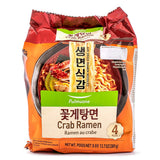 [풀무원] 생면식감 - 꽃게탕면 (4팩)