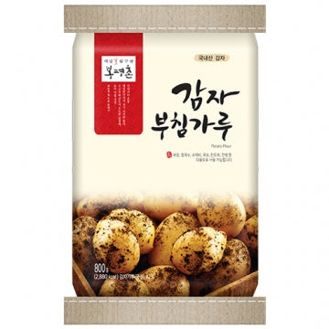 봉평촌 - 감자 부침가루 800g  유통기한:2026년 9월 23일