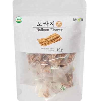 힐링앤팜 - 도라지차 1g x 12티백 </br> 유통기한 : 2024년 5월 12일
