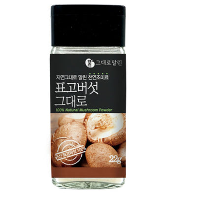 그대로말린 - 천연조미료 표고버섯 그대로 22g </br> 유통기한 : 2023년 4월 16일