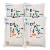 [무료별도배송]산청 지리산 유기농 메뚜기쌀(추청)_5분도미 4kg x 4포  <br/> (냉장보관) (도정일: 도정일: 8/28/2023))