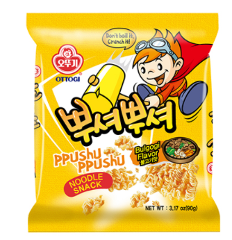 오뚜기 - 뿌셔뿌셔 불고기맛 90g </br> 유통기한 : 2024년 5월 8일