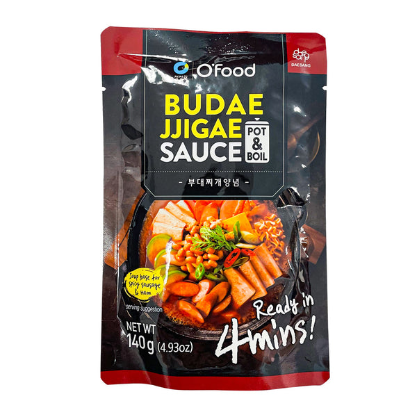 청정원 오푸드 부대찌개 양념 140g </br> 유통기한 : 2023년 3월 6일