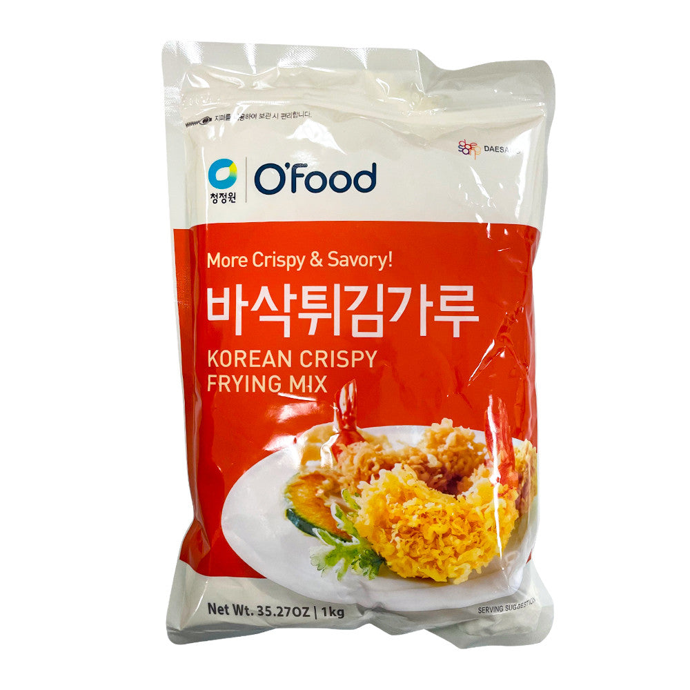 청정원 - 바삭튀김가루 1kg </br> 유통기한 : 2023년 4월 18일