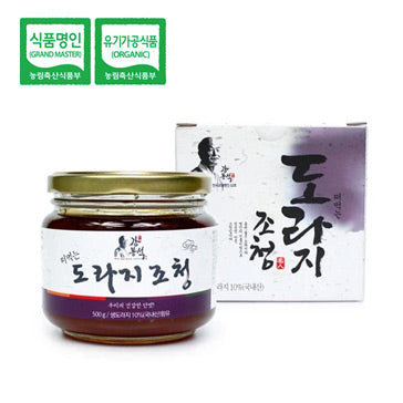 두레촌 - 강봉석 명인이 만든 도라지조청 500g<br>유통기한 : 2023년 11월 25일