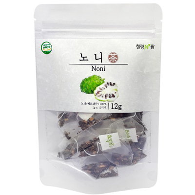 힐링앤팜 - 노니차 1g x 12티백 </br> 유통기한 : 2024년 5월 12일