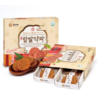 호정가 찹쌀약과 490g (14개입) <br/>유통기한 : 2025년 4월 23일