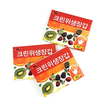 크린 일회용 위생장갑 50E
