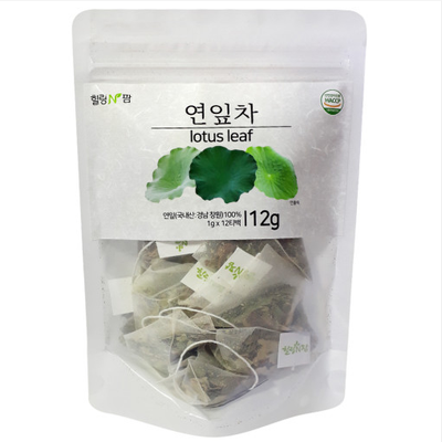힐링앤팜 - 연잎차 1g x 12티백 </br> 유통기한 : 2024년 5월 12일