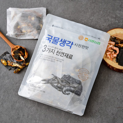 서광농협 - 국물생각 시원한맛 20g x 6다시팩<br>유통기한 : 2026년 3월 9일