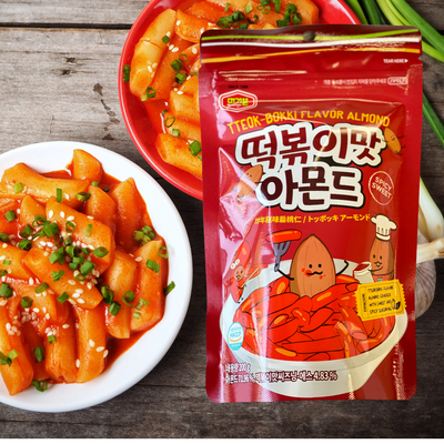 머거본 떡볶이맛 아몬드 200g (유통기한 : 2022년 6월 16일)