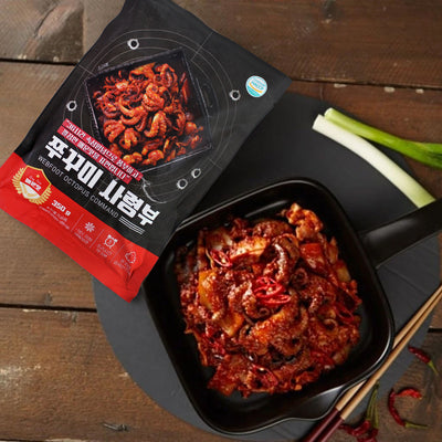 [무료별도배송] 쭈꾸미 사령부 - 쭈꾸미 볶음 매운맛 350g x 8봉