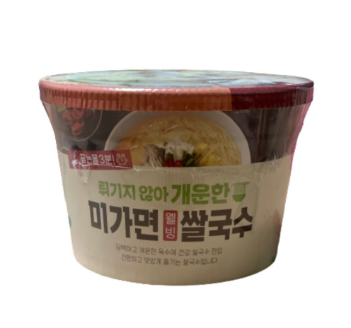 튀기지 않아 개운한 미가면 김치맛 쌀국수 1box (92g*5개)