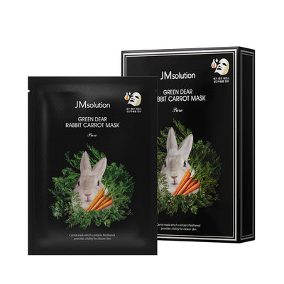 JM솔루션 그린디어 래빗 캐롯 마스크 퓨어 (10pcs)