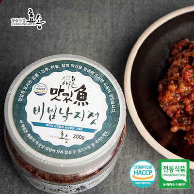 [꽃마Fresh] 효송젓갈 - 비빔낙지젓 200g