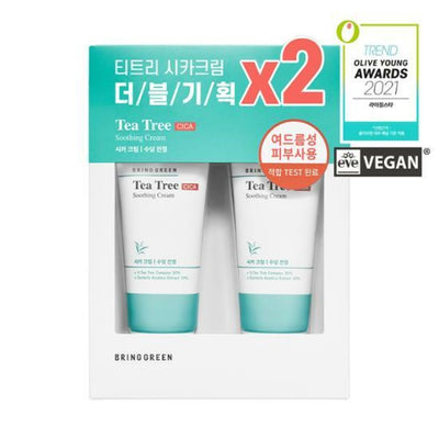 브링그린 티트리 시카 수딩크림 100mL 더블기획