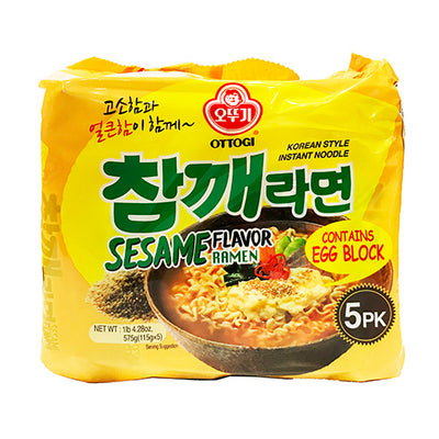 오뚜기 참깨라면 5팩 (1주문당 2건 한정) <br> 유통기한 : 2024년 3월 2일