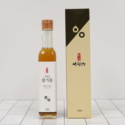 서원당 - 참기름 250ml<br>유통기한 : 2027년 3월 10일