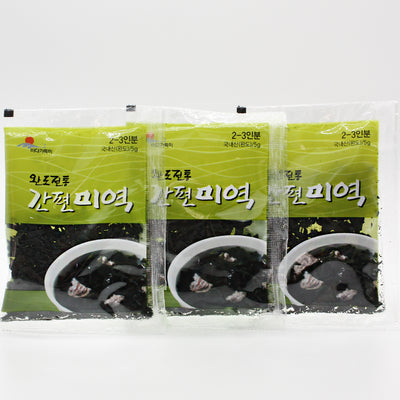 완도바다식품 - 완도 전통 간편미역 5g x 12개입 </br> 유통기한 : 2024년 7월 4일