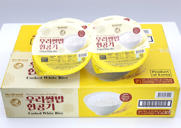 이마트 노브랜드 우리쌀밥 밥한공기 210g* 12개입 (1box) <br/>(유통기한 : 2022년 8월 17일)
