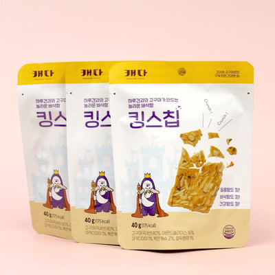 하루견과 고구마 킹스칩 40g * 3봉<br>유통기한 : 2024년 1월 30일