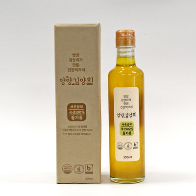 양양 김양희 - 국산 100% 들기름 300ml </br> 유통기한 : 2024년 7월 30일