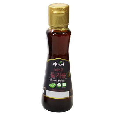 초록아리울 - 자연나눔 들기름 160ml </br> 유통기한 : 2023년 4월 20일
