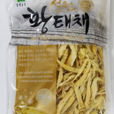 용대리(진부령) 무훈증 황태채 200g </br> 유통기한 : 2023년 3월 23일