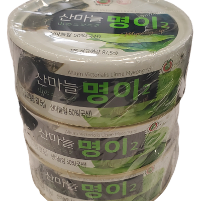 산마늘 명이 간장절임175g* 3캔 <br/> 유통기한 : 2024년03월22일