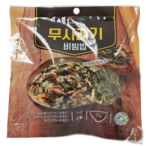 바로쿡 - 간편조리 나물 비빔밥 1봉 (옵션 선택)
