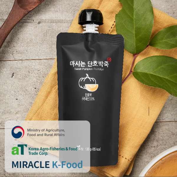 두손푸드 - 마시는 단호박죽 130g x 7팩 </br> 유통기한 : 2025년 3월 15일