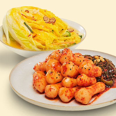 [예약주문] 평창 꽃순이 총각김치 3kg +호박백김치2kg <br> (예약마감 6/9 목요일)